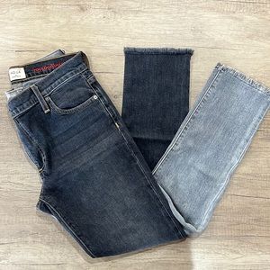 Two-toned Black and Gray AO.LA (by Alice and Olivia) Jeans Size 25